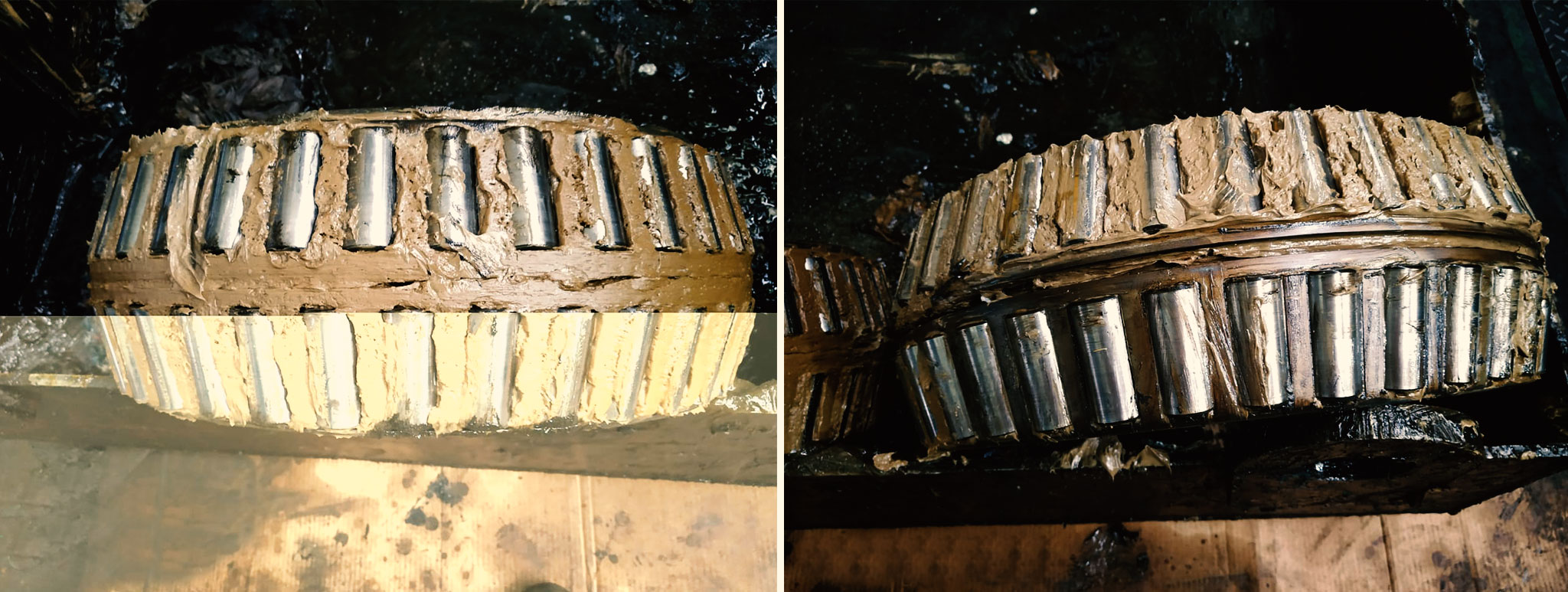 bearing cleaning and re-greasing